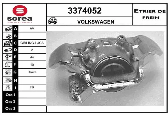 Brake Caliper (3374052)