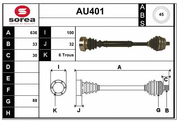 Drive Shaft (AU401)