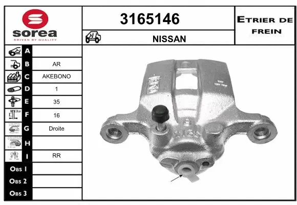 Brake Caliper (3165146)