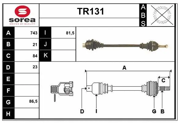 Drive Shaft (TR131)