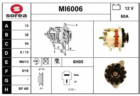 Alternator (MI6006)