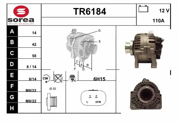 Alternator (TR6184)