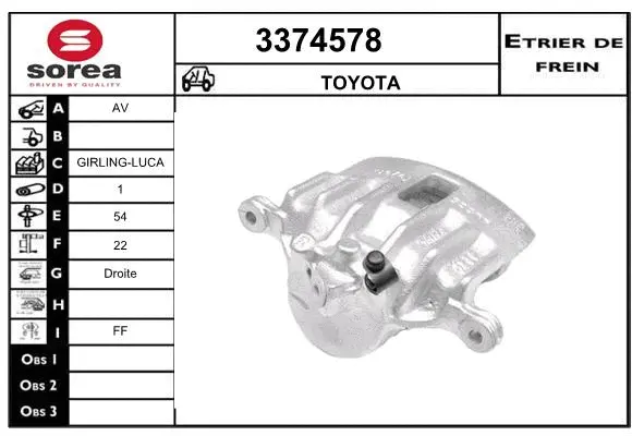 Brake Caliper (3374578)