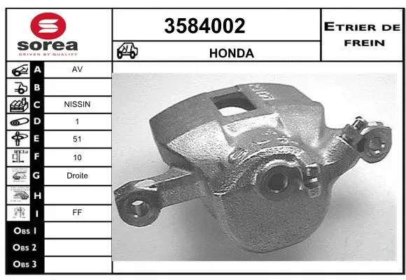 Brake Caliper (3584002)