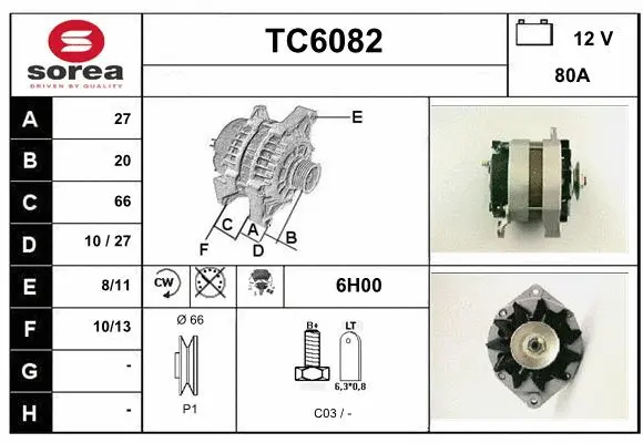 Alternator (TC6082)
