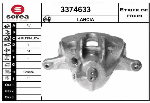 Brake Caliper (3374633)