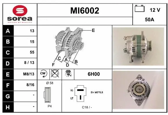 Alternator (MI6002)