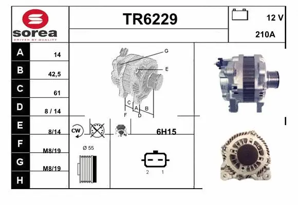 Alternator (TR6229)