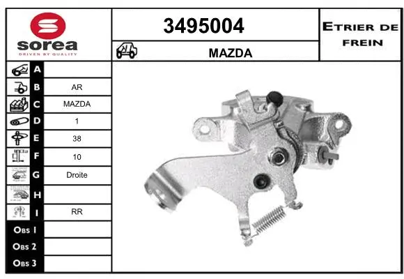 Brake Caliper (3495004)