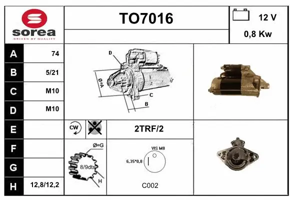 Starter (TO7016)