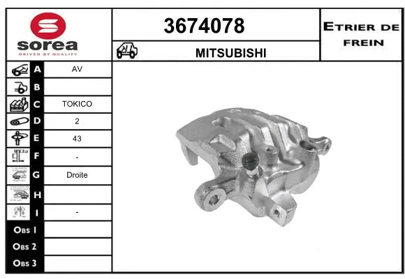 Brake Caliper (3674078)