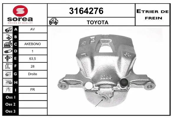 Brake Caliper (3164276)