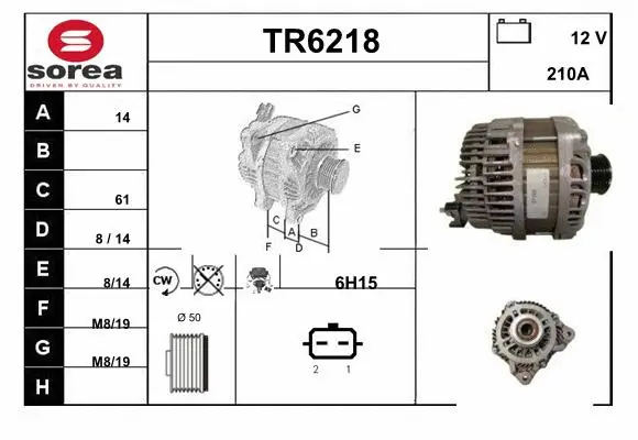 Alternator (TR6218)