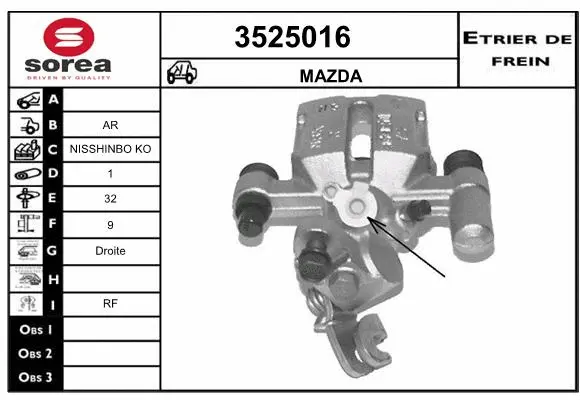 Brake Caliper (3525016)