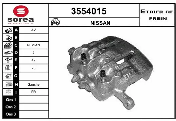 Brake Caliper (3554015)