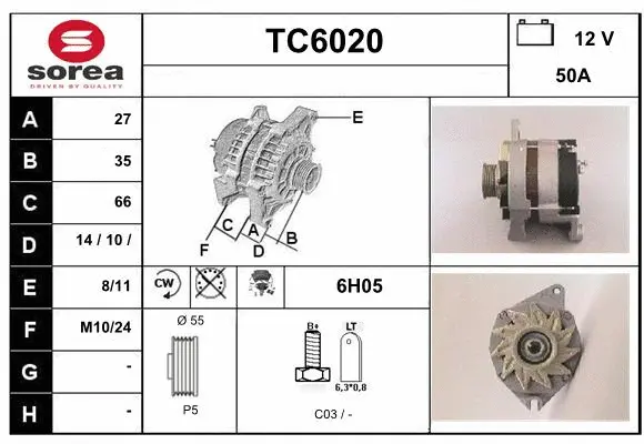 Alternator (TC6020)
