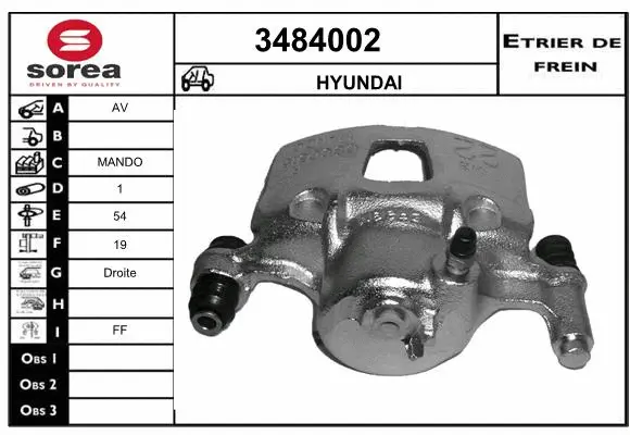 Brake Caliper (3484002)