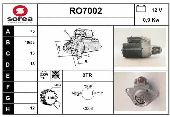 Starter (RO7002)