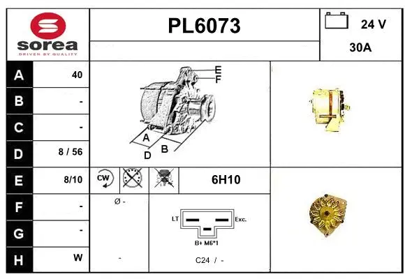 Alternator (PL6073)