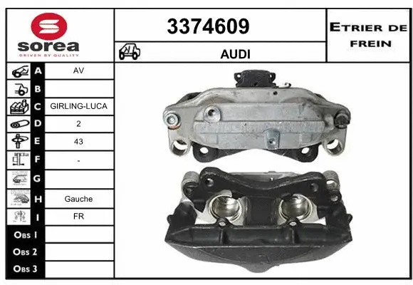 Brake Caliper (3374609)