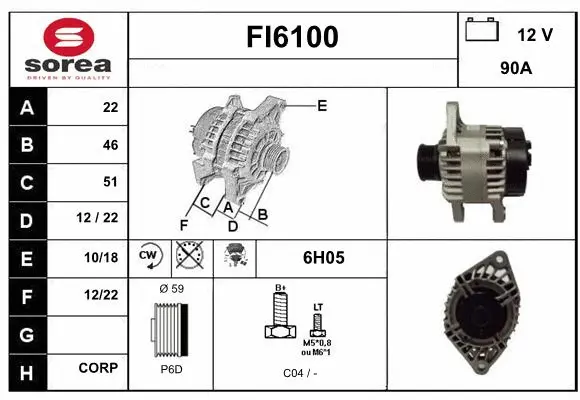 Alternator (FI6100)