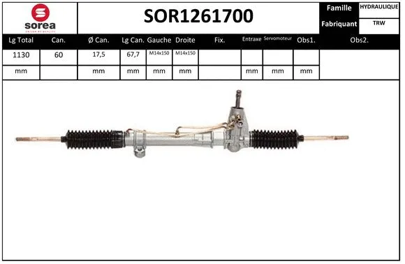 Steering Gear (SOR1261700)
