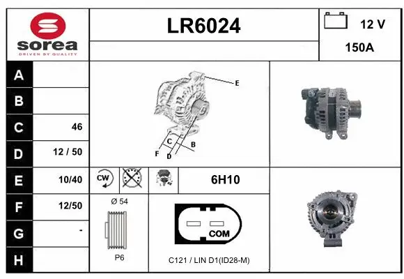 Alternator (LR6024)