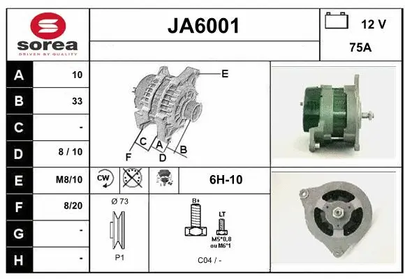 Alternator (JA6001)