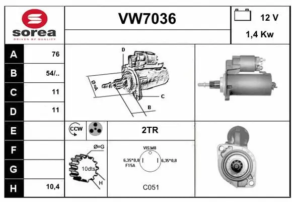 Starter (VW7036)