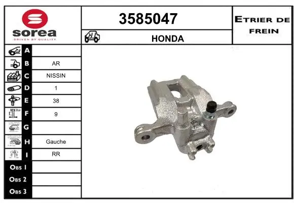 Brake Caliper (3585047)