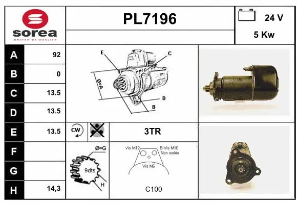 Starter (PL7196)