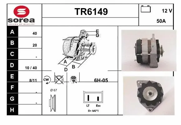 Alternator (TR6149)