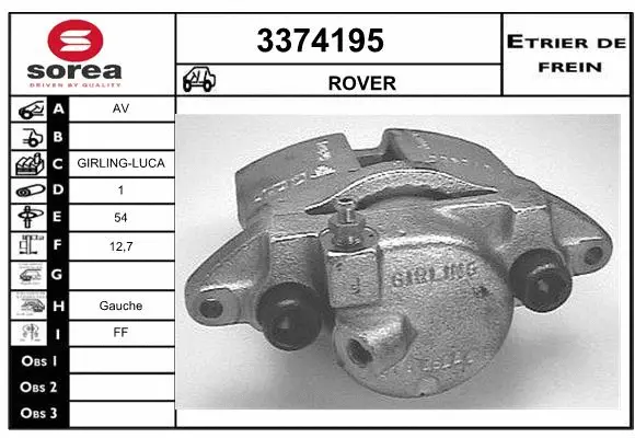 Brake Caliper (3374195)