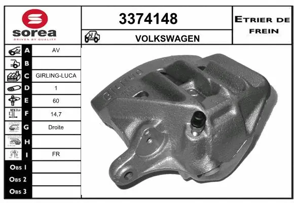 Brake Caliper (3374148)