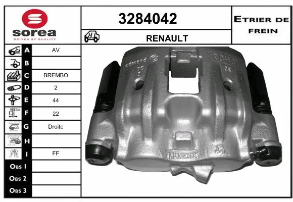 Brake Caliper (3284042)