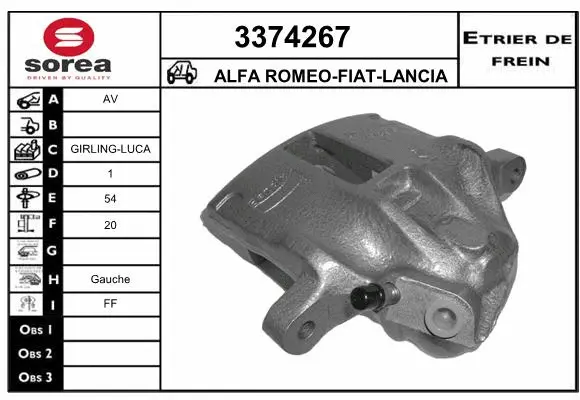 Brake Caliper (3374267)