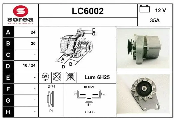 Alternator (LC6002)