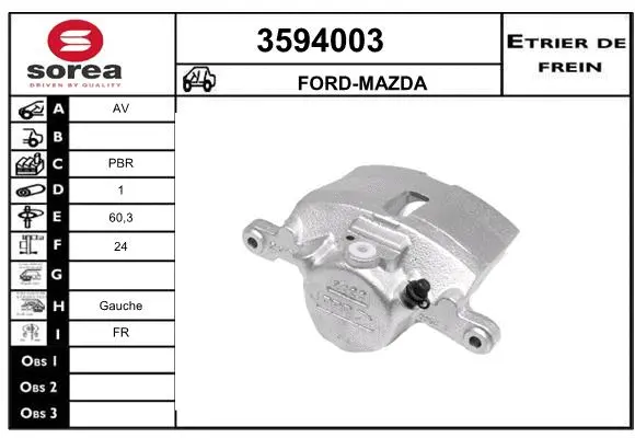 Brake Caliper (3594003)