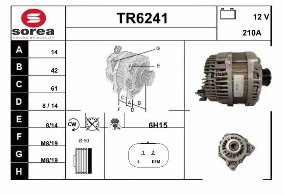 Alternator (TR6241)
