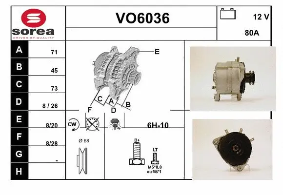Alternator (VO6036)
