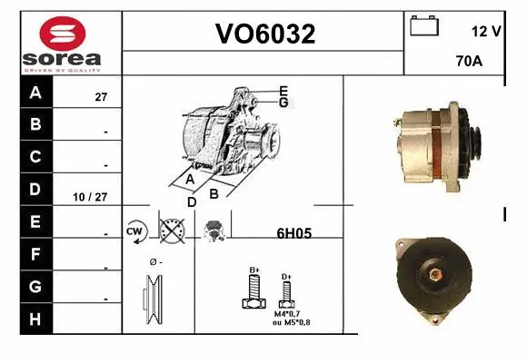 Alternator (VO6032)