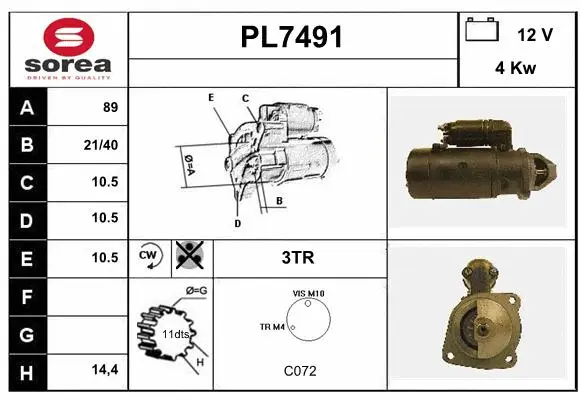 Starter (PL7491)