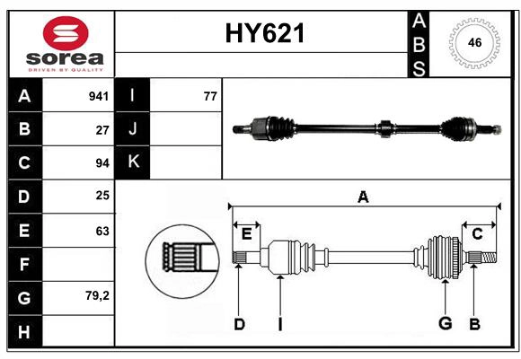 Drive Shaft (HY621)