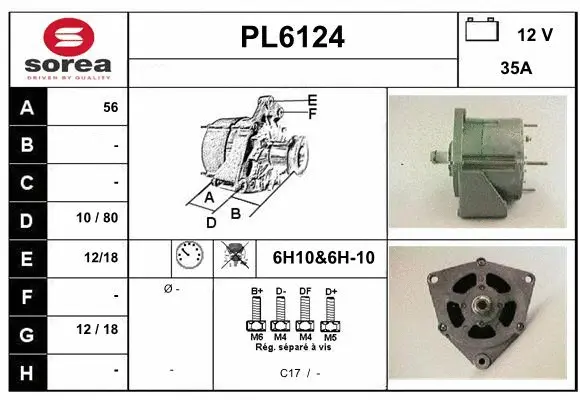 Alternator (PL6124)