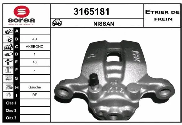 Brake Caliper (3165181)