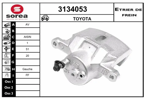 Brake Caliper (3134053)