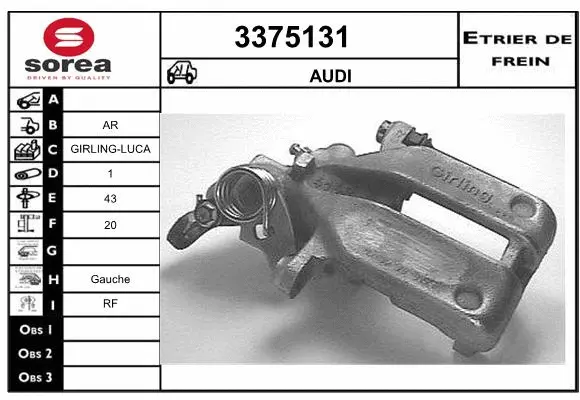 Brake Caliper (3375131)
