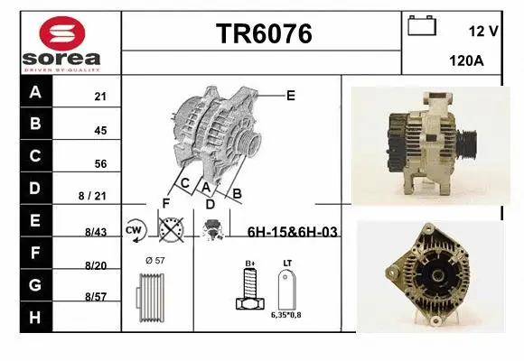 Alternator (TR6076)