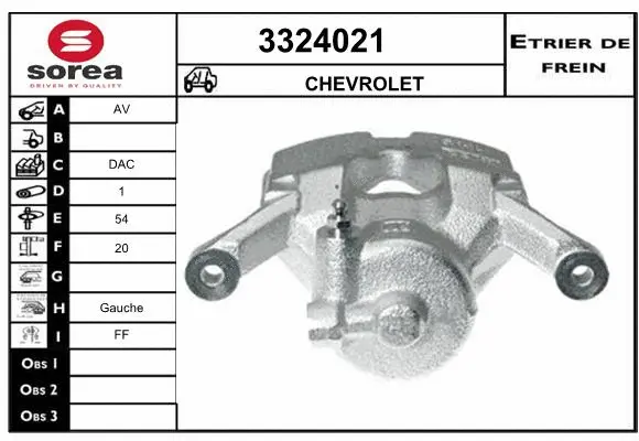 Brake Caliper (3324021)