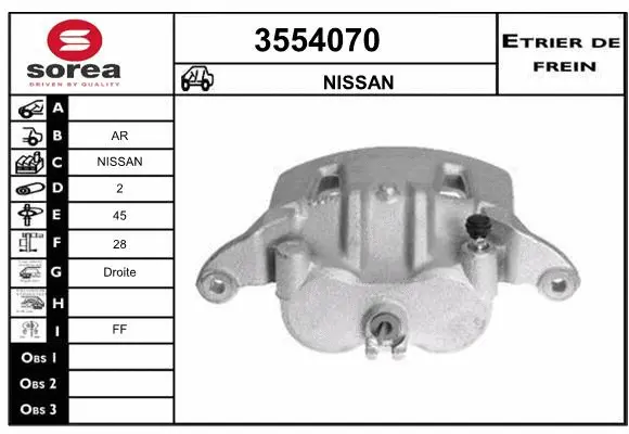 Brake Caliper (3554070)